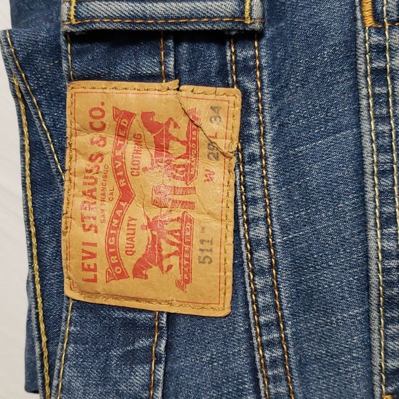 Ripped Levi's 511 29x34 - Picture 9 of 11